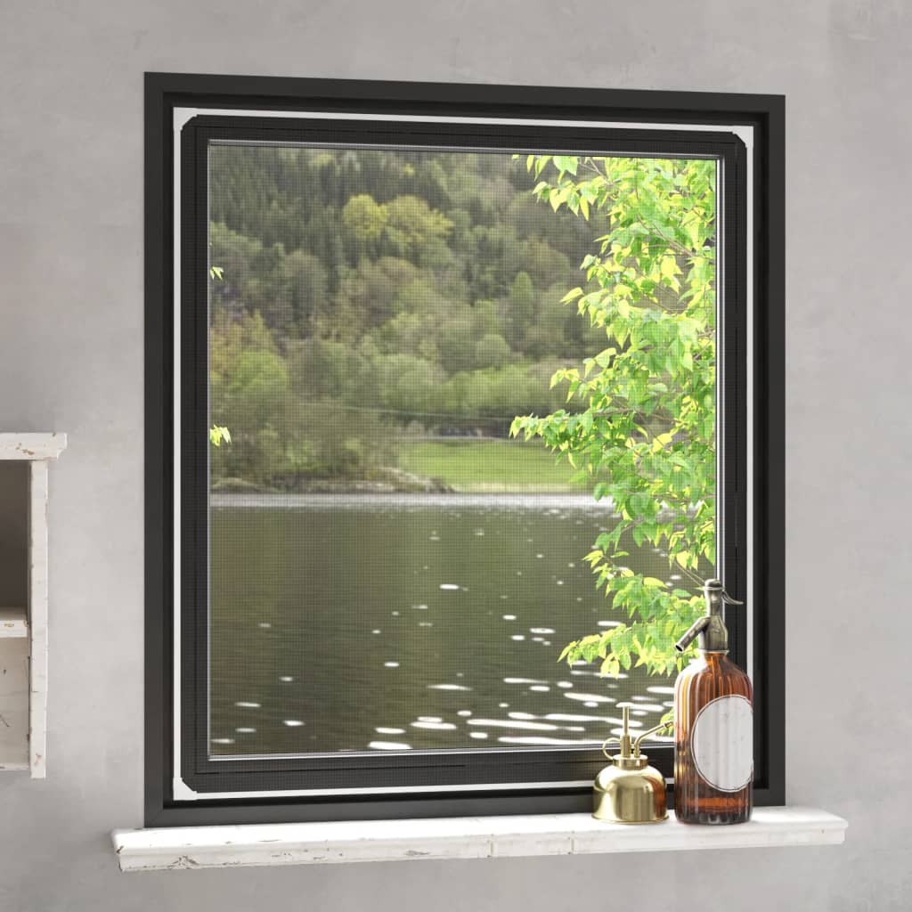 Vidaxx Insektenschutz für Fenster magnetisch 130x150 cm weiß