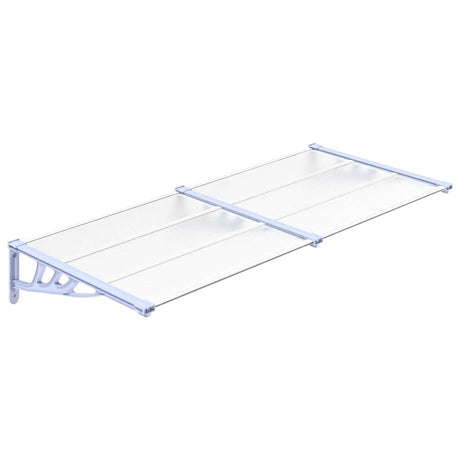 Vidaxx Türvordach 199x90 cm Polycarbonat grau und transparent