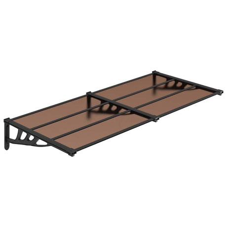 Vidaxx Türvordach 199x90 cm Polycarbonat schwarz