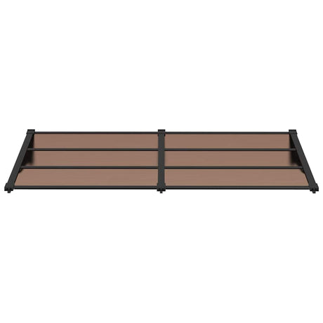 Vidaxx Türvordach 199x90 cm Polycarbonat schwarz