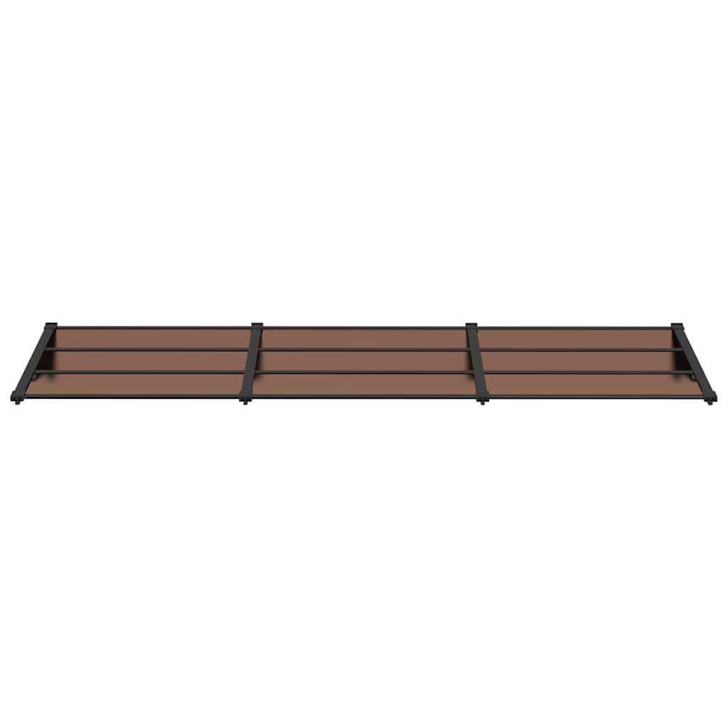 Vidaxx Türvordach 297,5x90 cm Polycarbonat schwarz