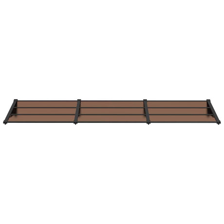 Vidaxx Türvordach 297,5x90 cm Polycarbonat schwarz