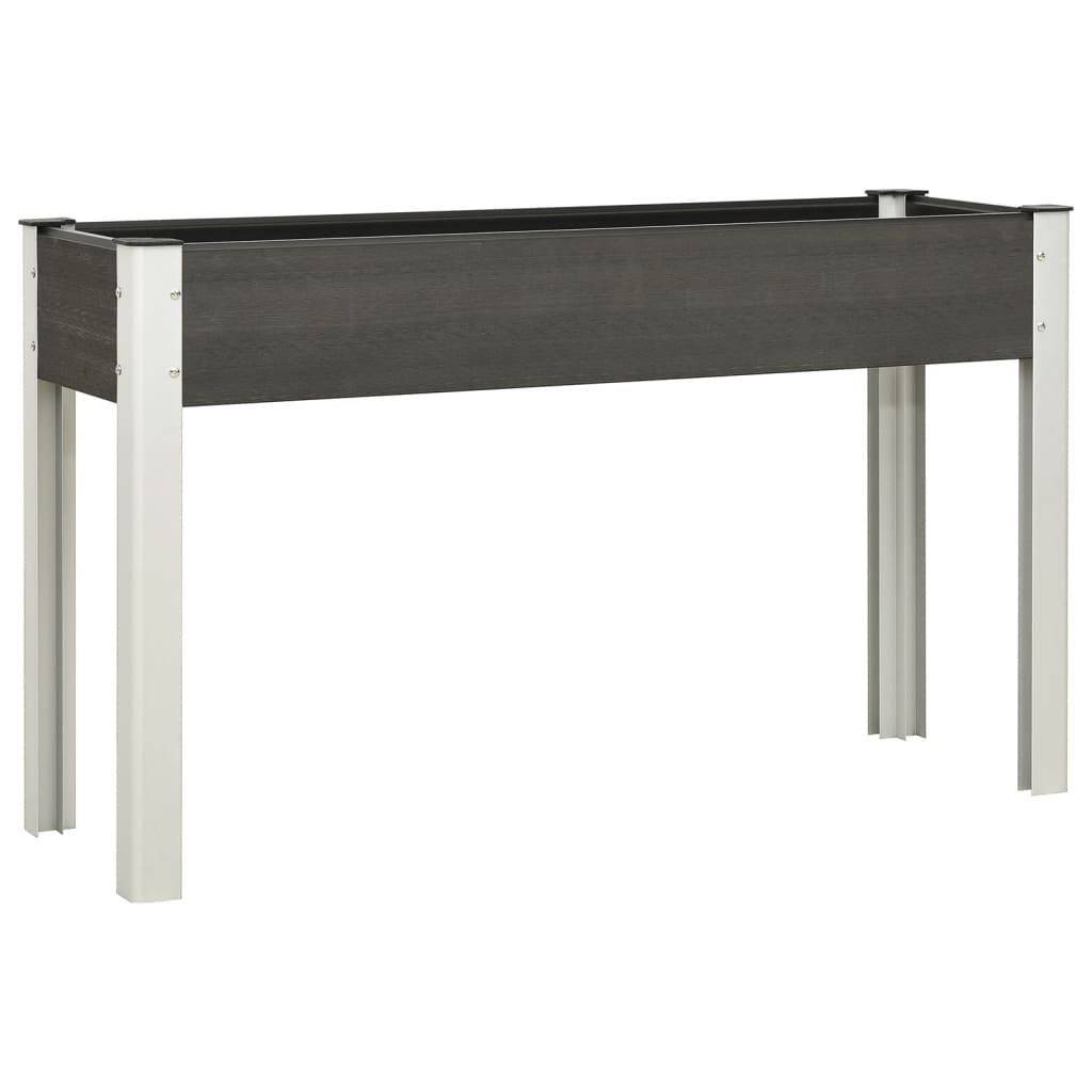 VidaXL Pflanzgefäß erhöht 120x40x75 cm hkc grau