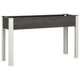 VidaXL Pflanzgefäß erhöht 120x40x75 cm hkc grau