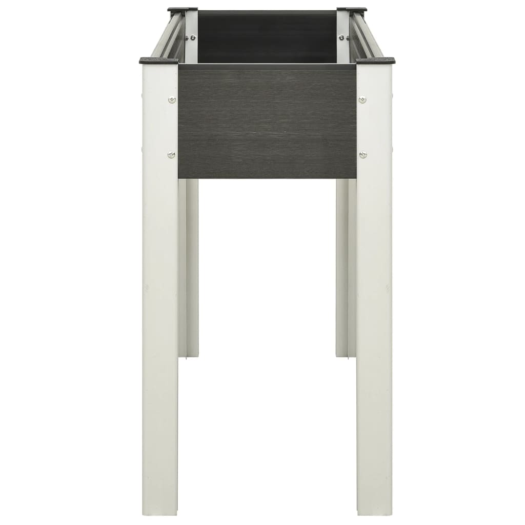 VidaXL Pflanzgefäß erhöht 120x40x75 cm hkc grau