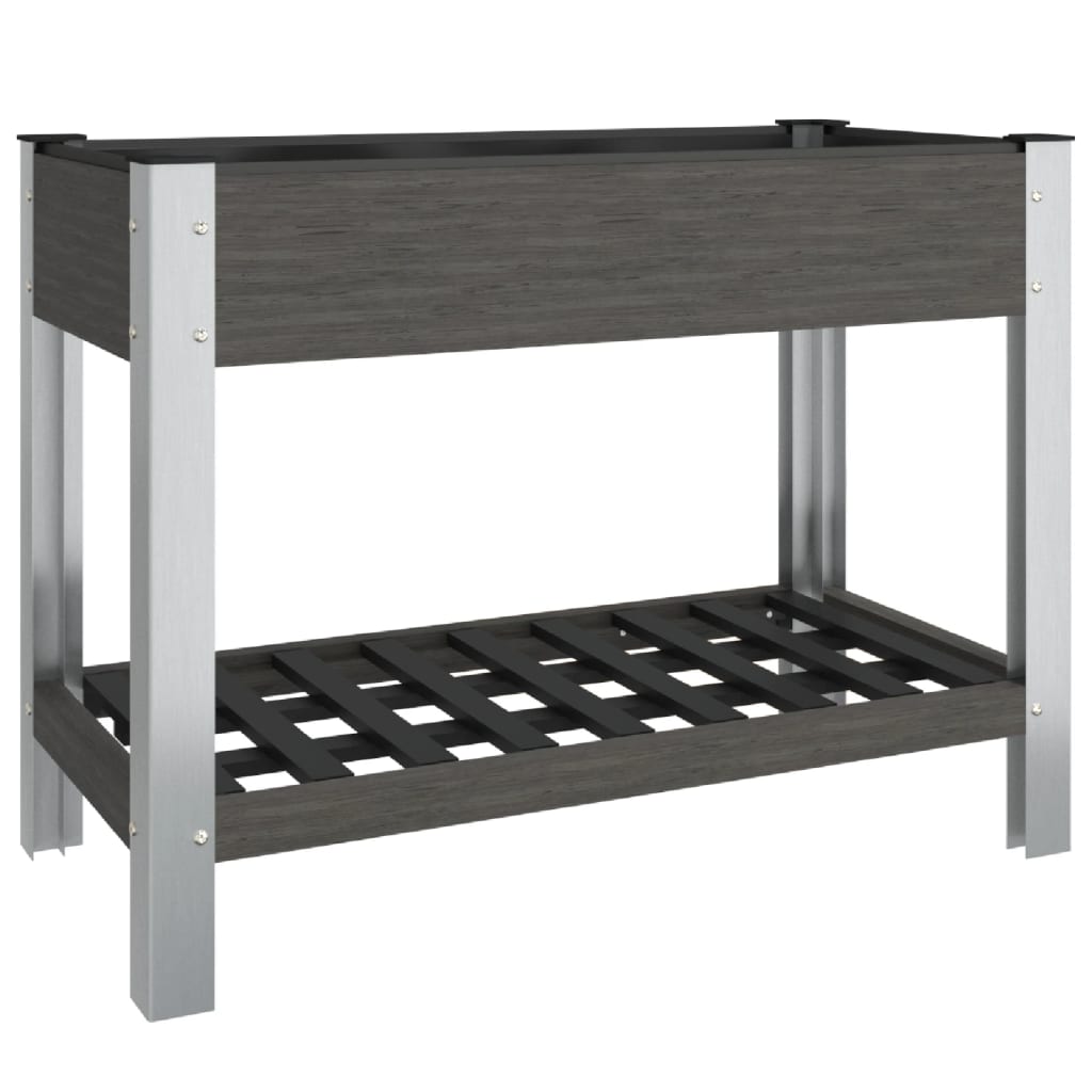 VidaXL Pflanzgefäß erhöht mit Regal 100x50x75 cm hkc
