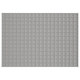 Vidaxx Gewichtsdecke 135x200 cm 6 kg Stoff grau