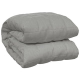 Vidaxx Gewichtsdecke 135x200 cm 10 kg Stoff grau