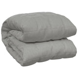 VIDAXL Coperta debole 152x203 cm 7 kg di tessuto grigio