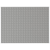 VIDAXL Coperta debole 152x203 cm 7 kg di tessuto grigio