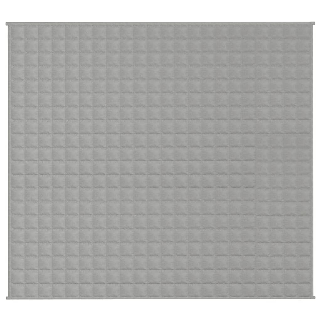Vidaxx Gewichtsdecke 200x230 cm 9 kg Stoff grau