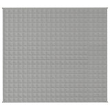 Vidaxx Gewichtsdecke 200x230 cm 9 kg Stoff grau