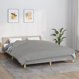Vidaxx Gewichtsdecke 200x230 cm 9 kg Stoff grau