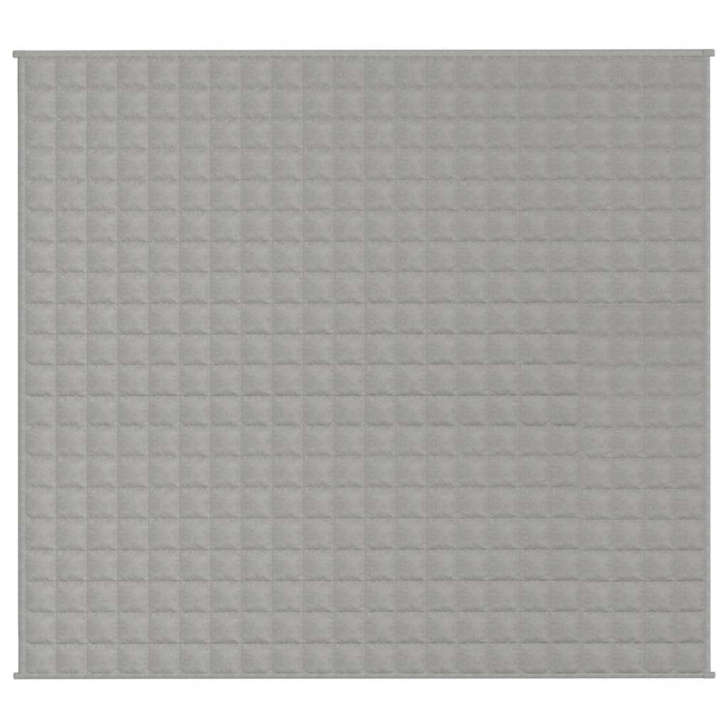 Vidaxx Gewichtsdecke 200x220 cm 13 kg Stoff grau