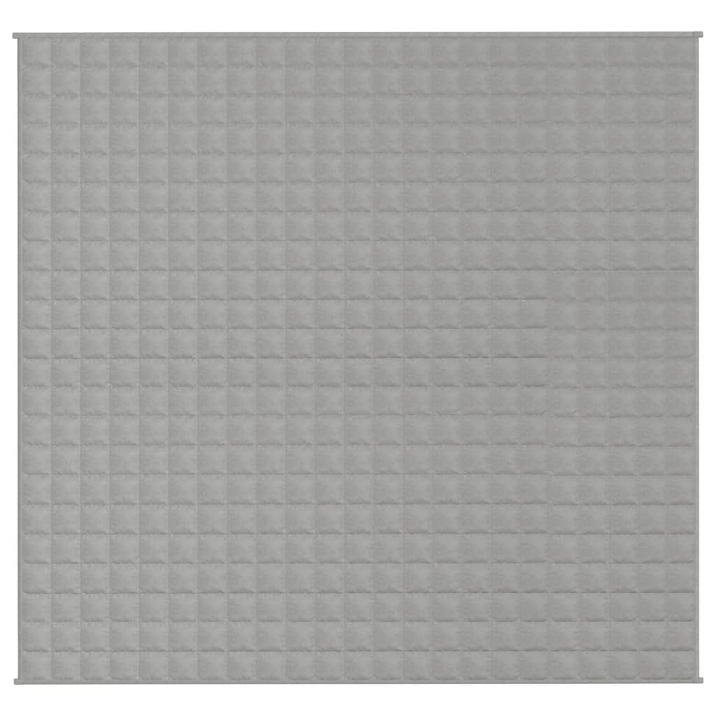 Vidaxx Gewichtsdecke 220x240 cm 11 kg Stoff grau