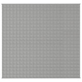 Vidaxx Gewichtsdecke 220x240 cm 11 kg Stoff grau