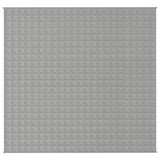 VidaXL Weakage blanket 220x240 cm 11 kg fabric gray