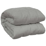 Vidaxx Gewichtsdecke 220x240 cm 15 kg Stoff grau