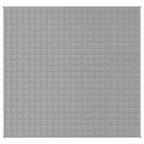 Vidaxx Gewichtsdecke 220x240 cm 15 kg Stoff grau