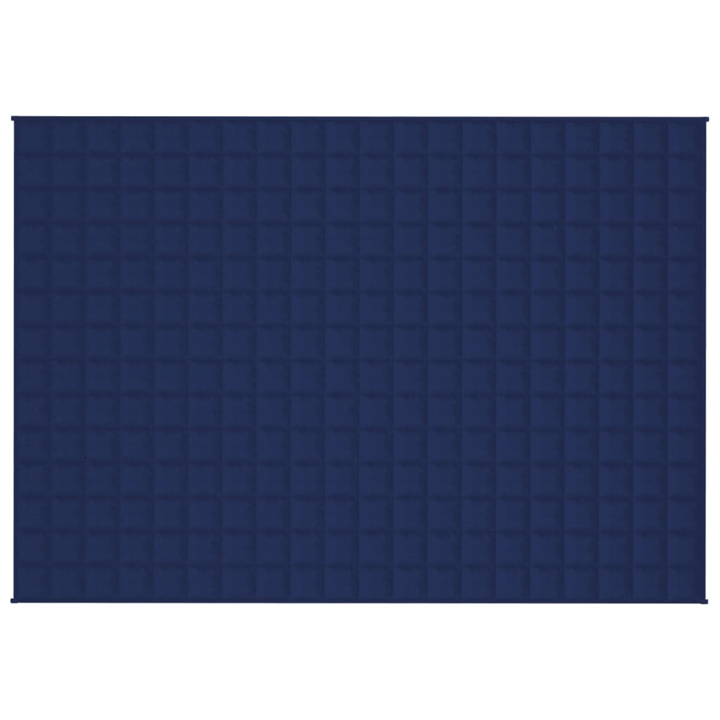Vidaxx Gewichtsdecke 140x200 cm 6 kg Stoff blau