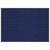 Vidaxx Gewichtsdecke 140x200 cm 6 kg Stoff blau