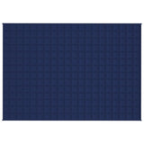 Vidaxx Gewichtsdecke 137x200 cm 10 kg Stoff blau