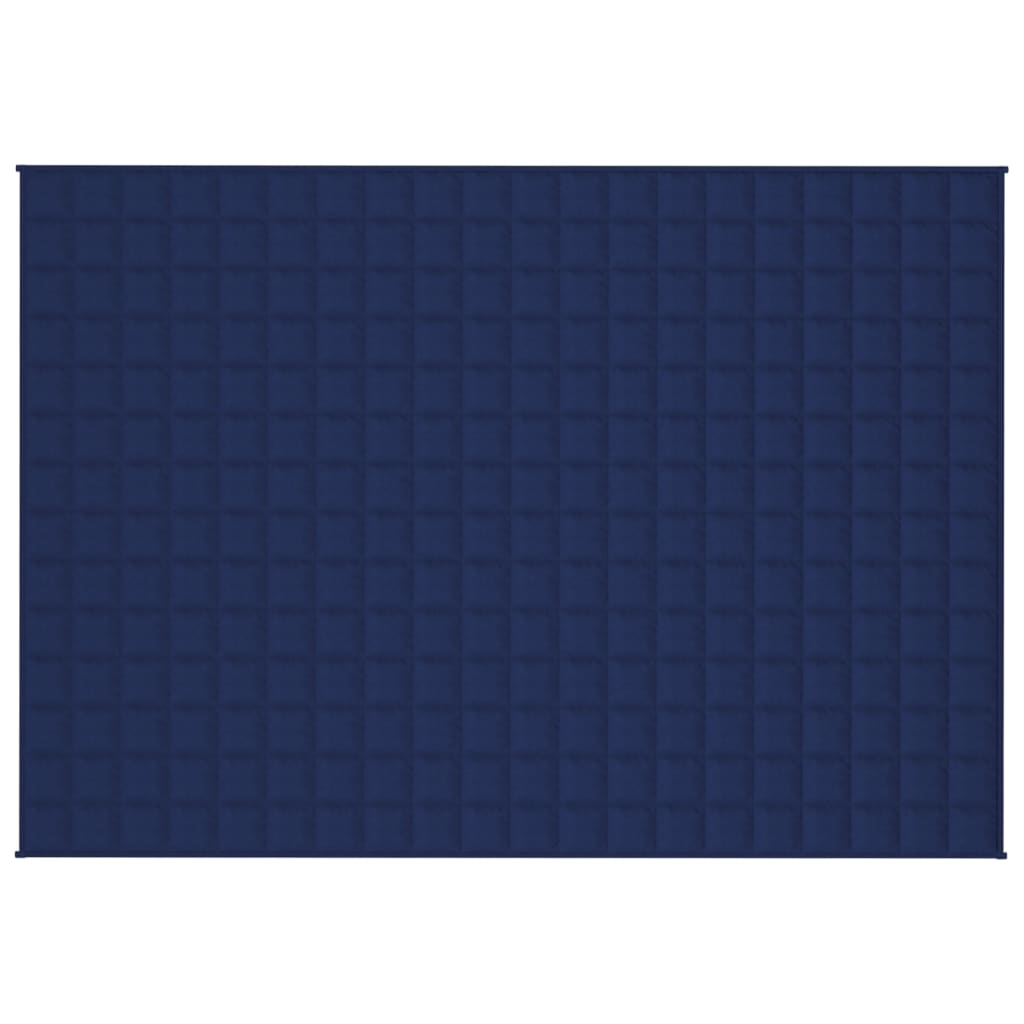 Vidaxx Gewichtsdecke 140x200 cm 10 kg Stoff blau