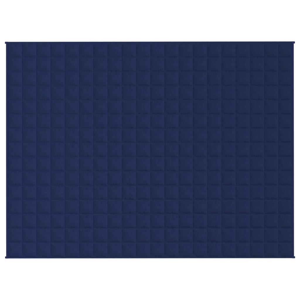 Vidaxx Gewichtsdecke 152x203 cm 11 kg Stoff blau