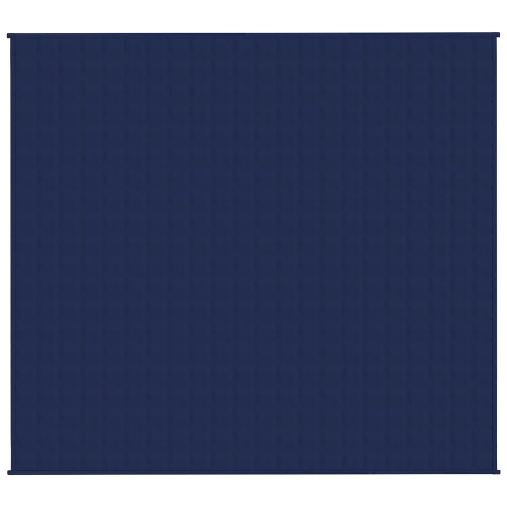 Vidaxx Gewichtsdecke 200x230 cm 9 kg Stoff blau