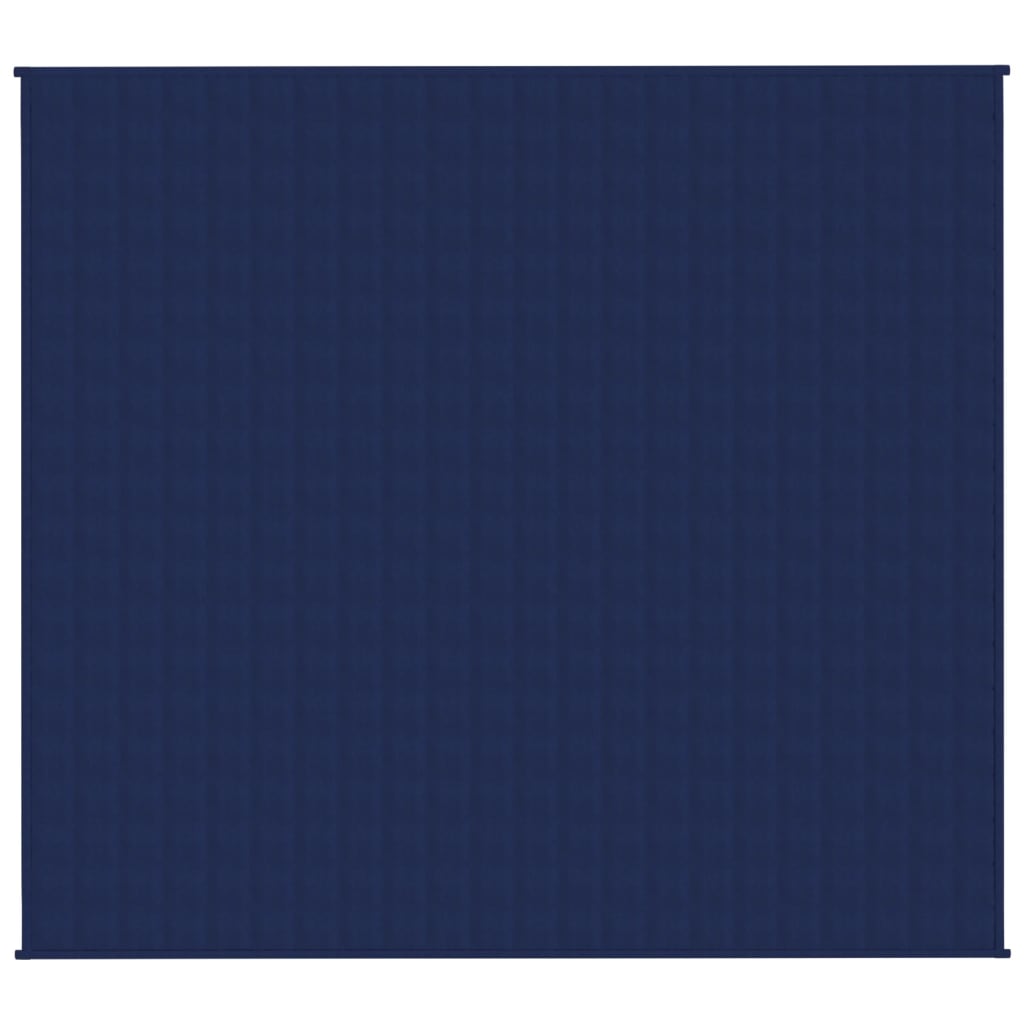 Vidaxx Gewichtsdecke 200x220 cm 13 kg Stoff blau