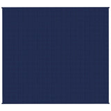 Vidaxx Gewichtsdecke 200x220 cm 13 kg Stoff blau