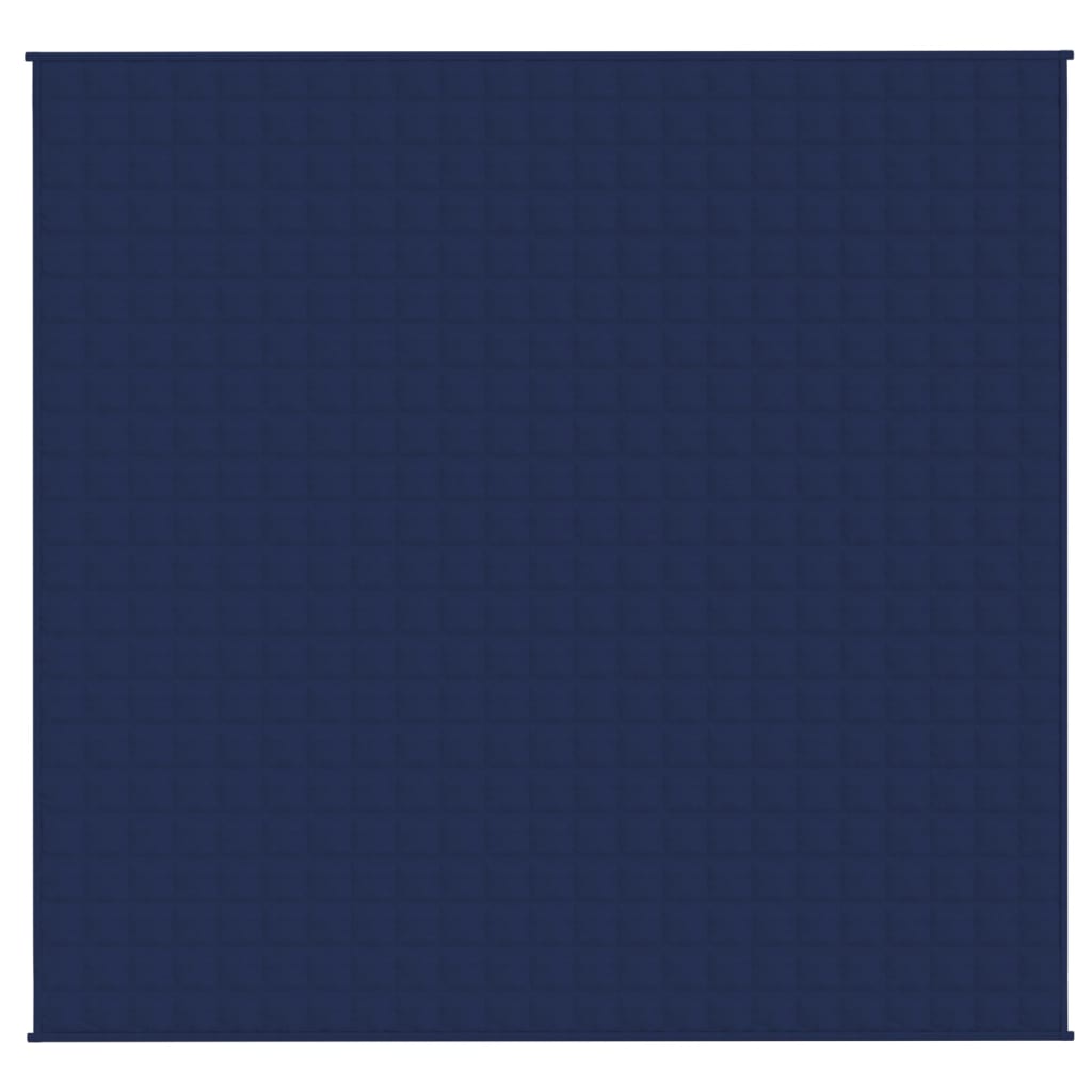 Vidaxx Gewichtsdecke 220x240 cm 15 kg Stoff blau
