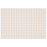 Vidaxx Gewichtsdecke 122x183 cm 5 kg Stoff hellcreme