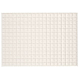 Vidaxx Gewichtsdecke 137x200 cm 10 kg Stoff hellcreme