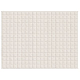 Vidaxx Gewichtsdecke 152x203 cm 11 kg Stoff hellcreme