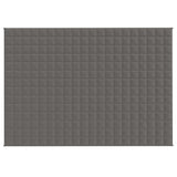 Vidaxx Gewichtsdecke 140x200 cm 6 kg Stoff grau
