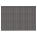 Vidaxx Gewichtsdecke 140x200 cm 10 kg Stoff grau