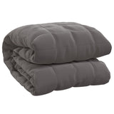 Vidaxx Gewichtsdecke 152x203 cm 7 kg Stoff grau