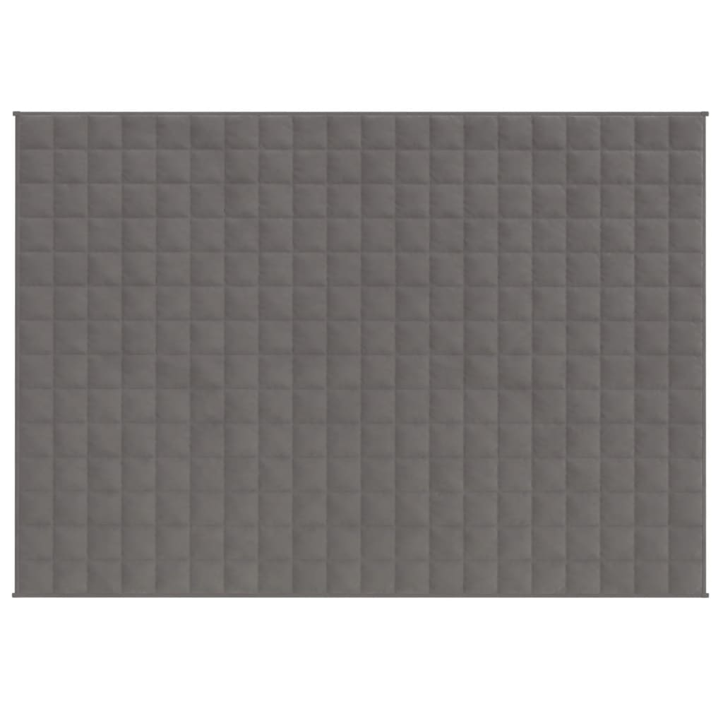 Vidaxx Gewichtsdecke 152x203 cm 11 kg Stoff grau