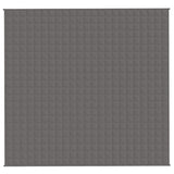 VIDAXL FAIBLAGE COUVERTURE 220X230 cm 15 kg de gris de tissu