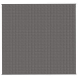 Vidaxx Gewichtsdecke 220x240 cm 15 kg Stoff grau