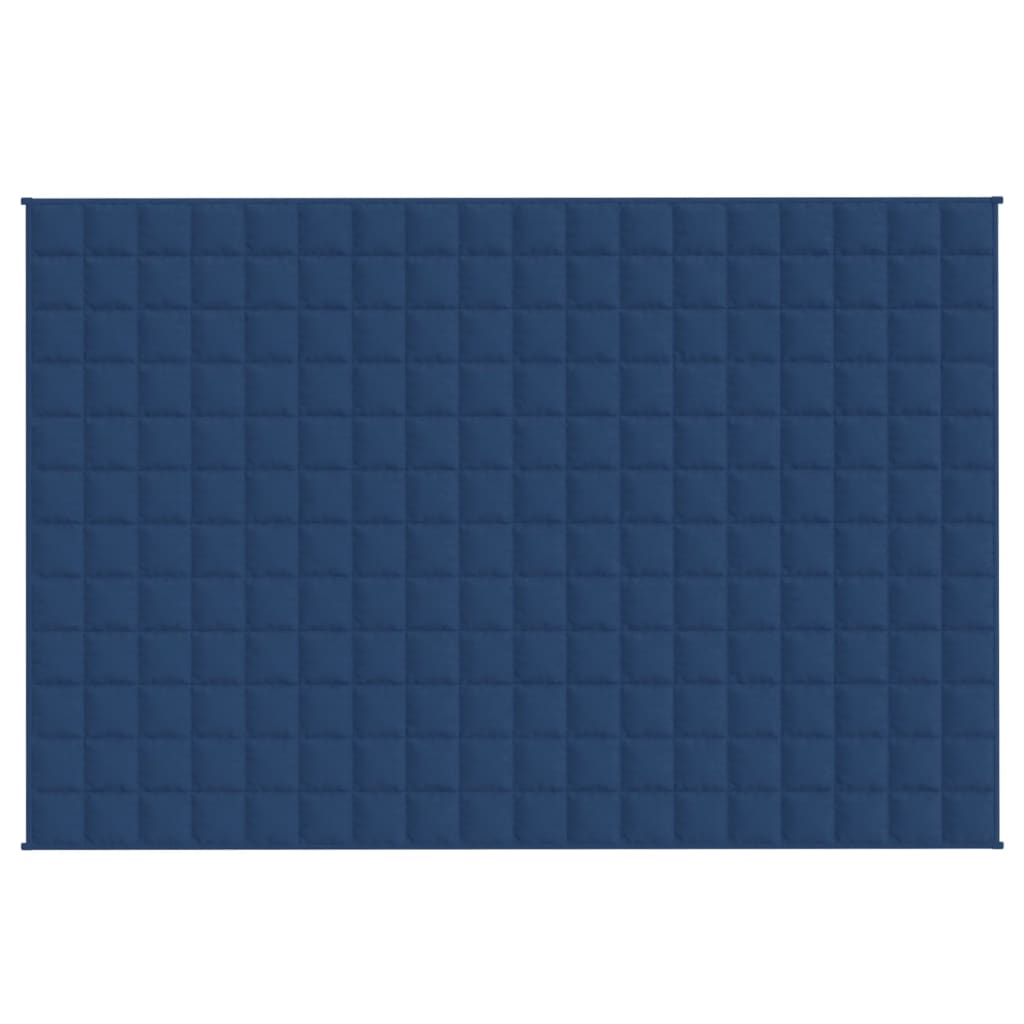 Vidaxx Gewichtsdecke 135x200 cm 10 kg Stoff blau