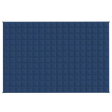 VIDAXL FAIBLAGE COUVERTURE 135x200 cm 10 kg de tissu bleu