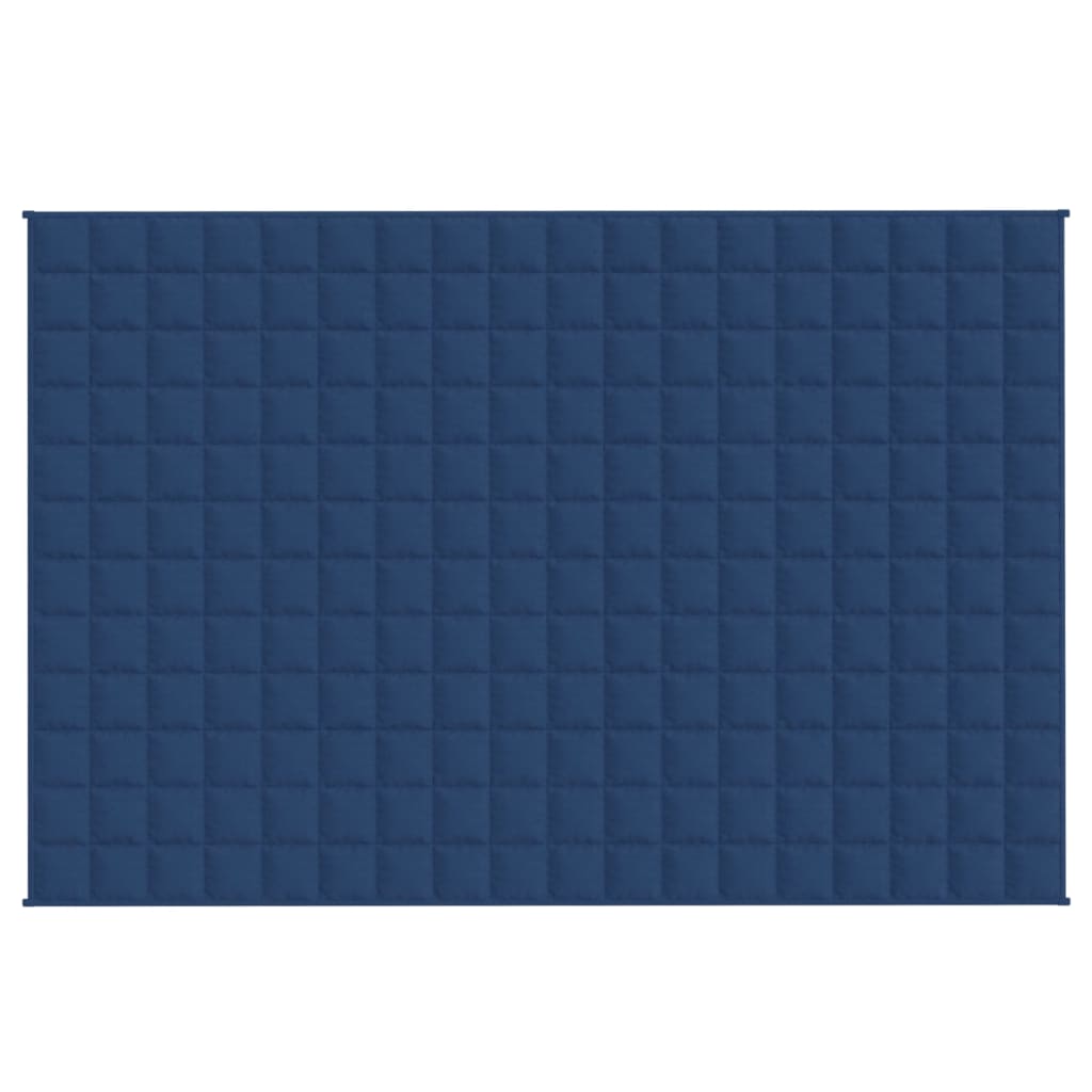 Vidaxx Gewichtsdecke 137x200 cm 10 kg Stoff blau