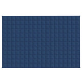 Vidaxx Gewichtsdecke 137x200 cm 10 kg Stoff blau