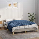 Vidaxx Gewichtsdecke 140x200 cm 6 kg Stoff blau