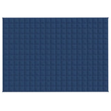 Vidaxx Gewichtsdecke 137x200 cm 6 kg Stoff blau