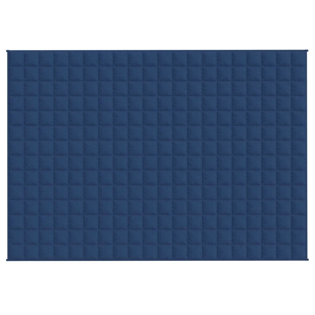 Vidaxx Gewichtsdecke 140x200 cm 10 kg Stoff blau