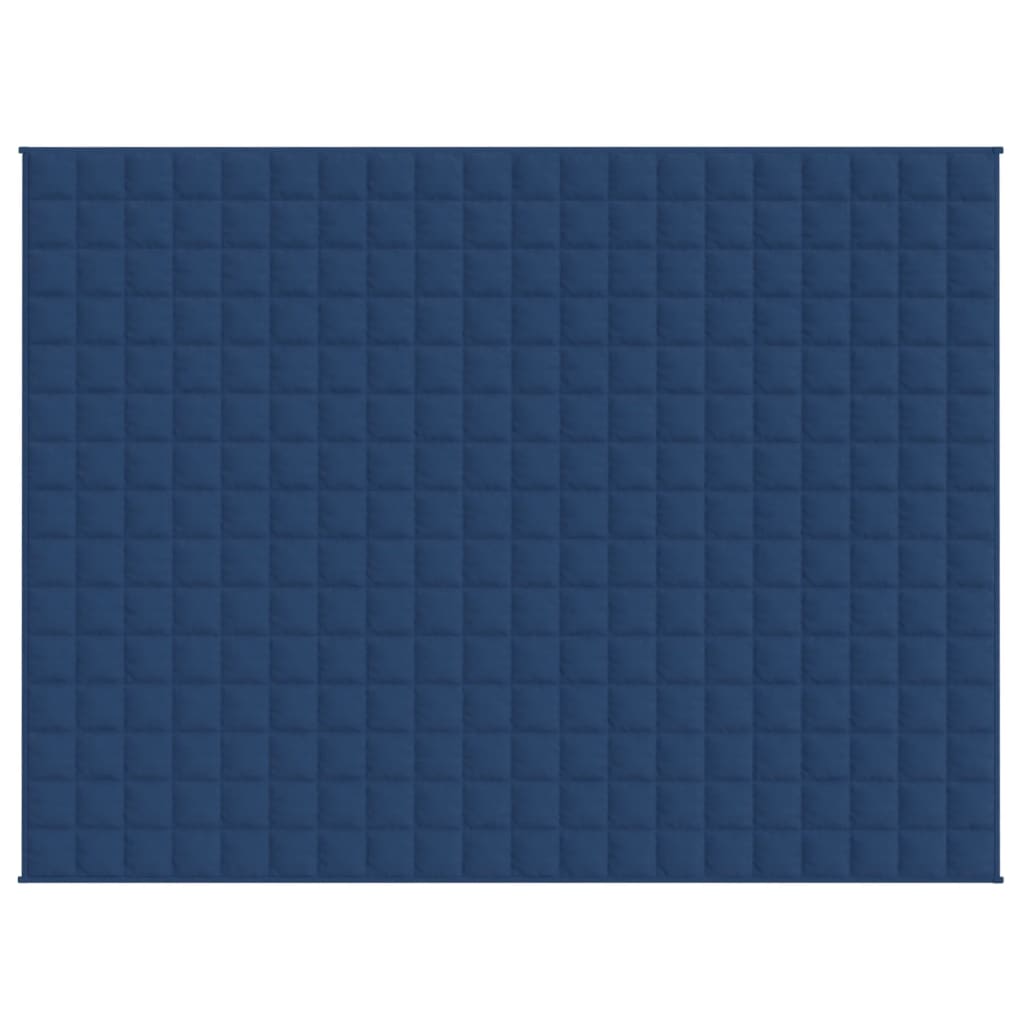 Vidaxx Gewichtsdecke 152x203 cm 11 kg Stoff blau