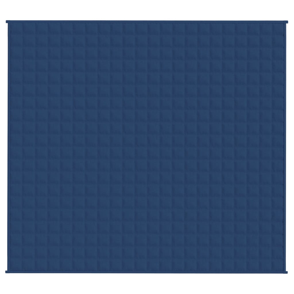 Vidaxl Faibleage Couverture 200x220 cm 13 kg de tissu bleu